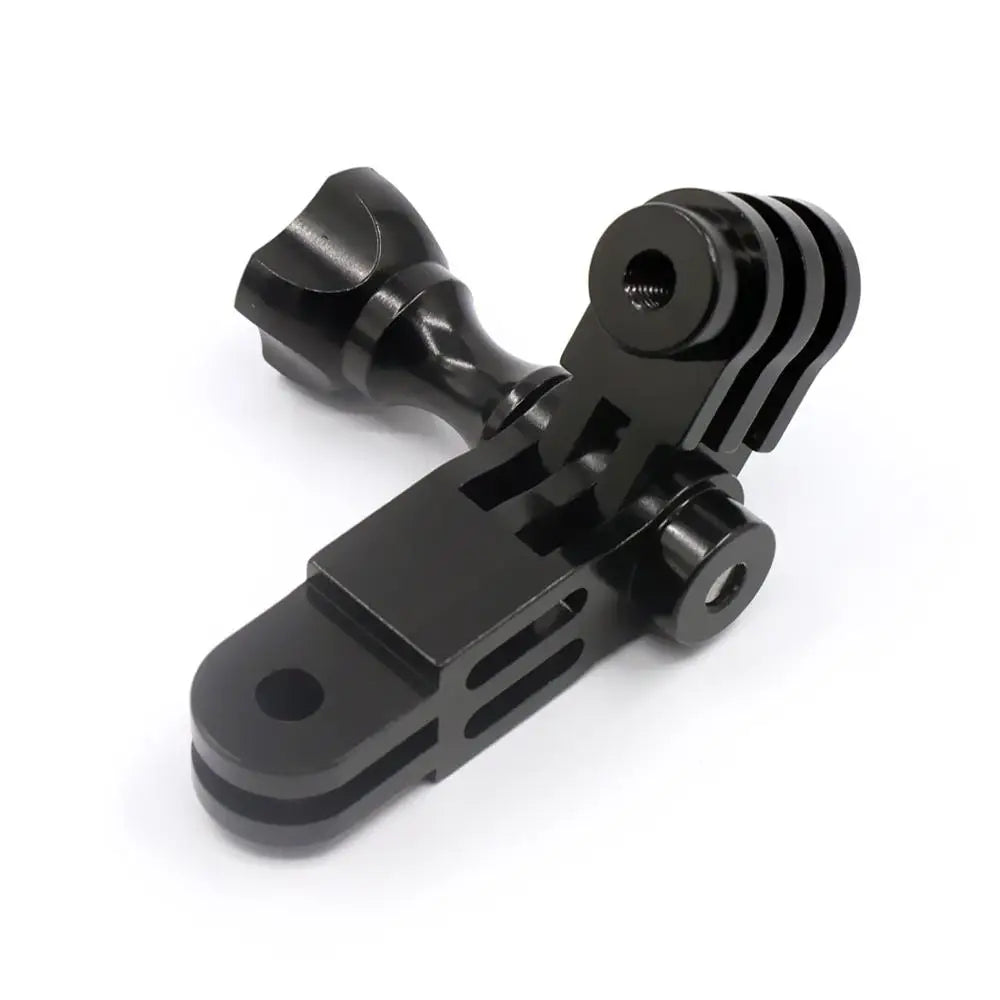 CNC Aluminum Three-Way Pivot Arm Mount Adapter for GOPRO Hero 13 12 11 10 Session Yi SJcam EKEN Sony DJI Action Camera Tripod