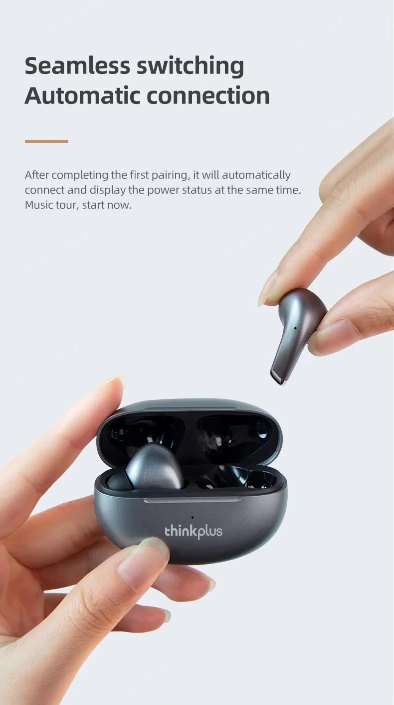 Lenovo LP5 Wireless Bluetooth Earbuds | HiFi Sound, Waterproof, Sports