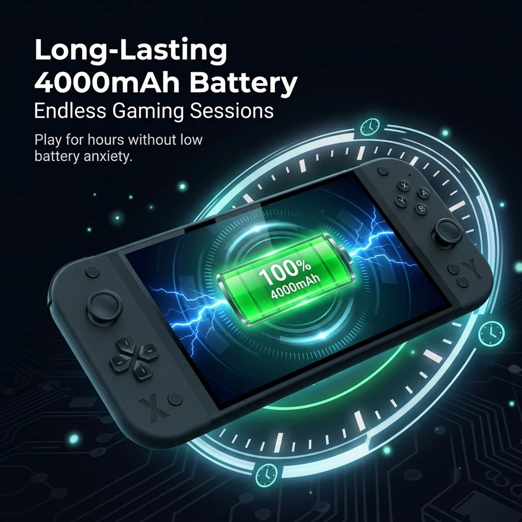 G90 Retro Handheld Game Console Built-in Mass Classic Arcade Games HD Large Screen Support Connect TV Portable Gaming Console Gi