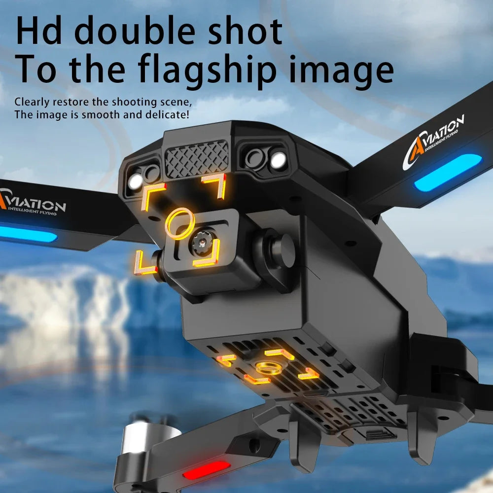 Lenovo Original F205 Drone Professional 8K HD Dual Camera With Screen Remote Control Smart Obstacle Avoidanc FPV Brushless Motor
