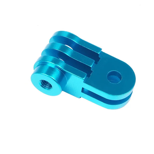 CNC Aluminum Three-Way Pivot Arm Mount Adapter for GOPRO Hero 13 12 11 10 Session Yi SJcam EKEN Sony DJI Action Camera Tripod