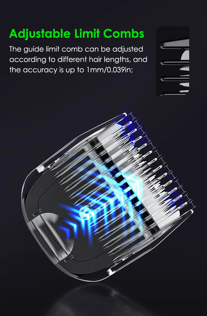 Groin Area Hair Trimmer Lawn Mower Ceramic Blade Waterproof Wet Dry Hair Clippers Pubic Armpit Body Hair Ultimate Hygiene Razor