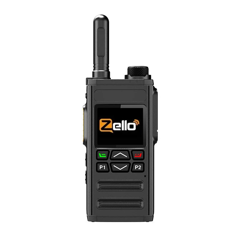 Android 8.1 | Zello 4G POC Radio - SIM/WiFi & Bluetooth, 100Mi Range, Professional Walkie Talkie