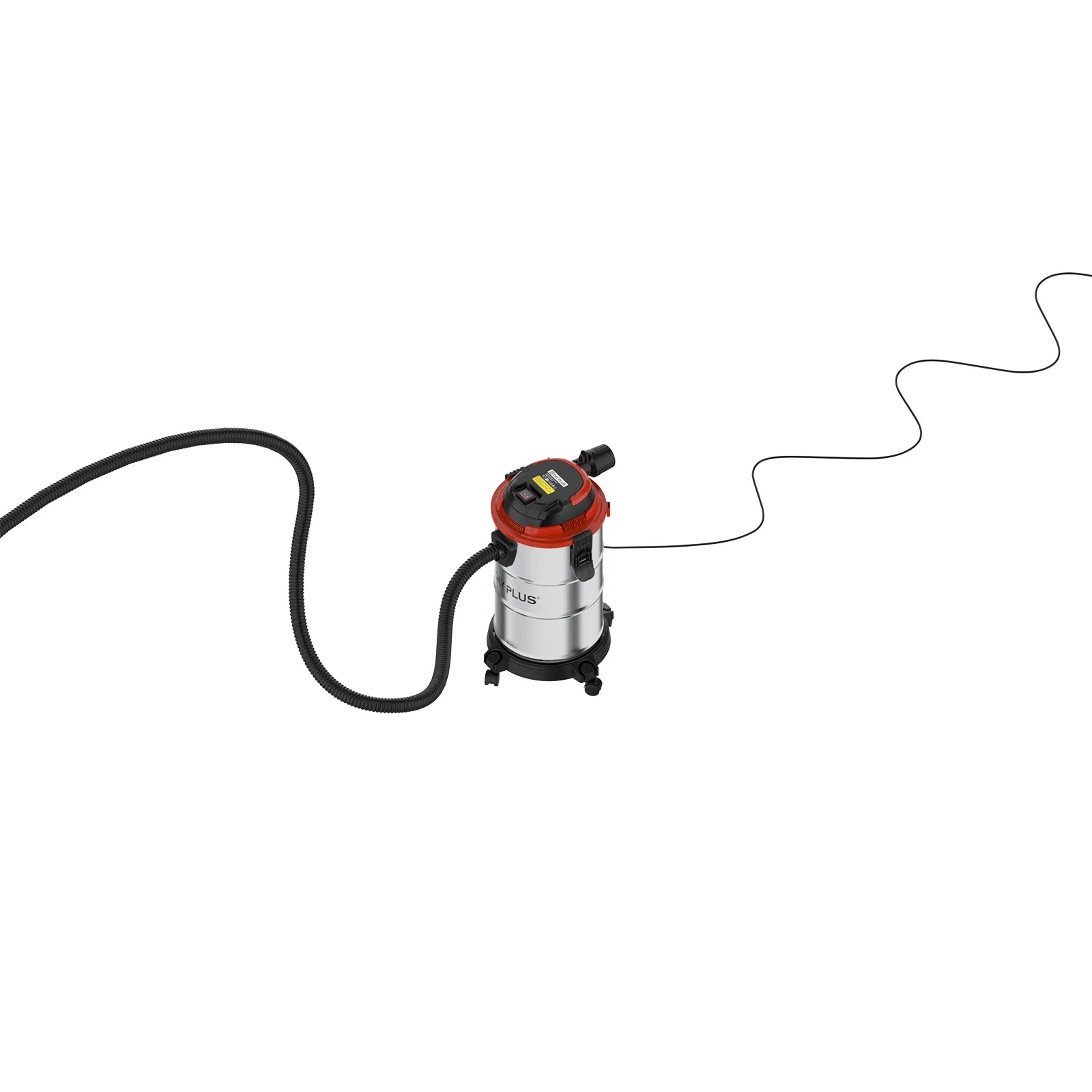 Wet & Dry Vacuum Cleaner 20L 6000W 20kpa 3 In 1 Blower Cleaning Portable Powerful Suction Industrial Vacuum with 4 Caster Wheels