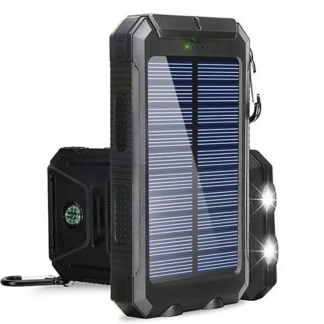 80,000mAh Solar Power Bank with LED Light