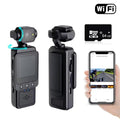 OnePlus 4K Handheld Sports Pocket Camera Display 180° Rotatable WiFi Wireless Video Recorder Built-in Fill Light Motion Camera