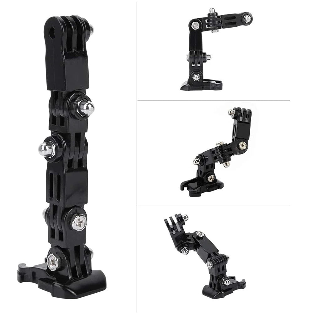Motorcycle Helmet Mount For Gopro Hero 10 9 8 7 6 5 4 3 Yi osmo Action Sports Camera Mount Full Face Holder Accessories Strap