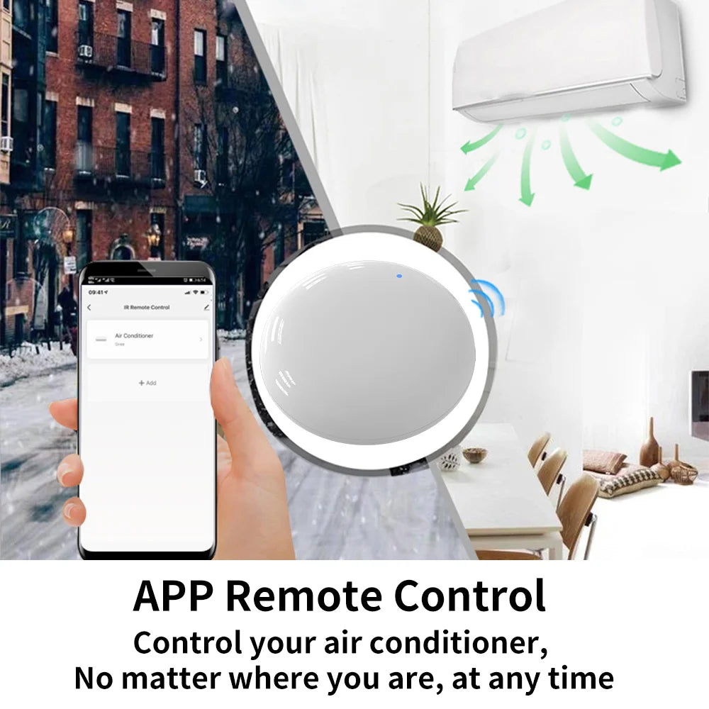 Tuya WiFi IR Remote For Smart Home Automation SmartLife APP Remote Control Universal infraredWork with Alexa SmartThings