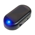 Solar Powered Car Fake Security Light Super Bright Simulated Dummy Alarm Blue/Red Light Wireless Warning Anti-Theft Caution Lamp