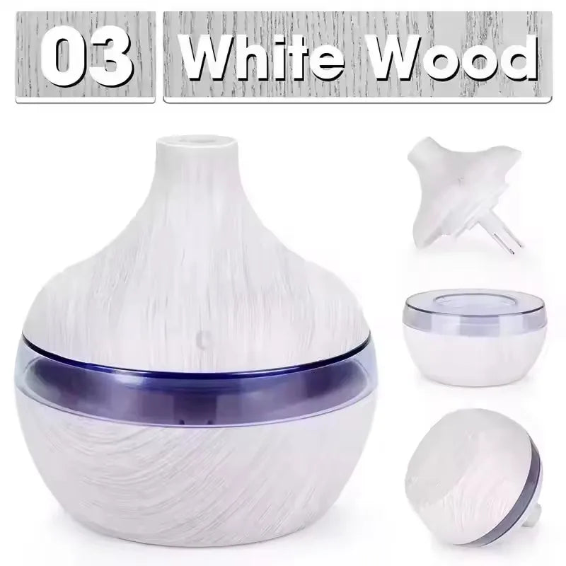 Volcano Air Humidifier 300ml Desktop USB Water Mist Diffuser Purifier Air Freshener Nebulizer with Colorful Ambient Night Light