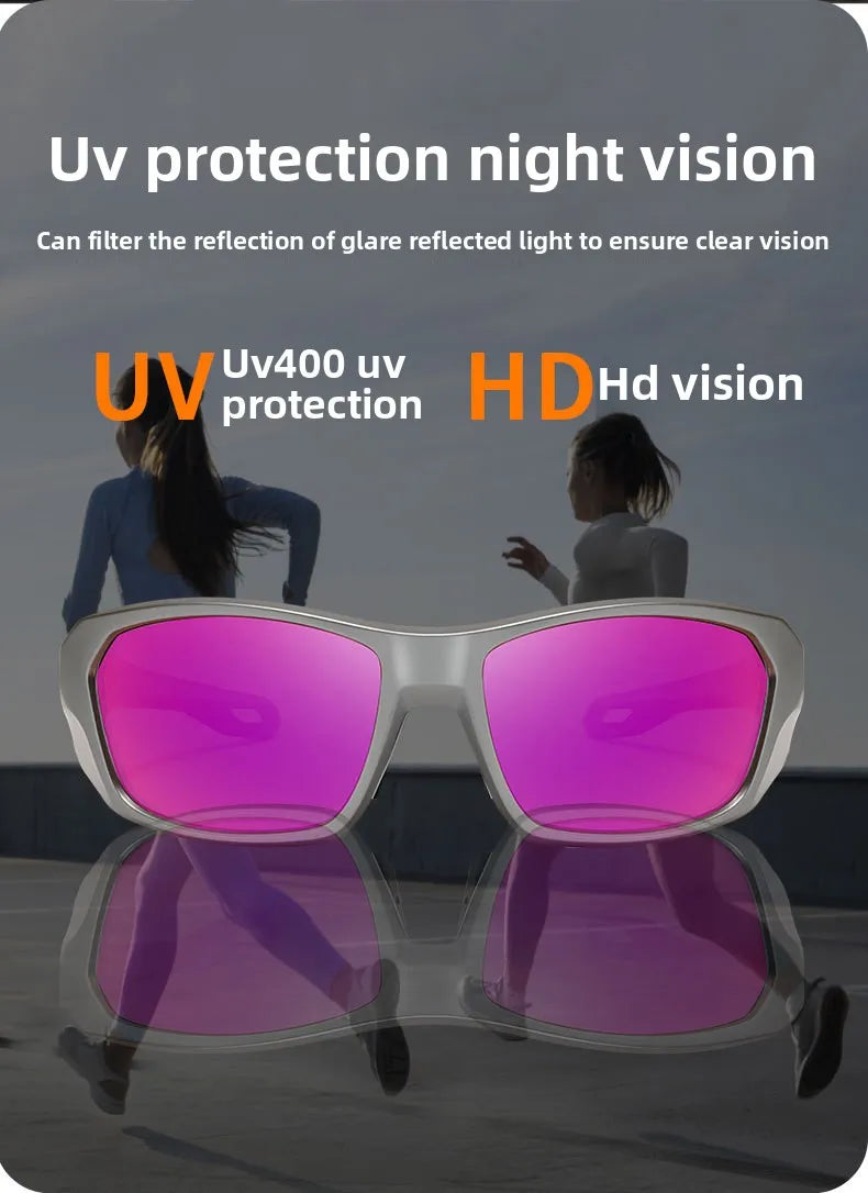Ultralight Outdoor Sports Fashion Sunglasses Polarized UV Protection Sunglasses Cycling Windproof Sunglasses