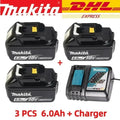 Original 18v Makita battery Authorize the sale of 6.0Ah BL1860B 5.0Ah BL1850B 3.0Ah BL1830B-BL1820B Makita18V battery 5.0Ah 20V