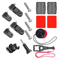 Motorcycle Helmet Mount For Gopro Hero 10 9 8 7 6 5 4 3 Yi osmo Action Sports Camera Mount Full Face Holder Accessories Strap