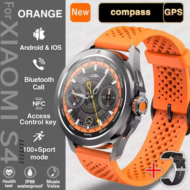 2026 GUHUAVMI Men's Smart Watch Waterproof IP69K Military-Grade Durability Bluetooth Call GPS Tracking Smartwatches Android iOS