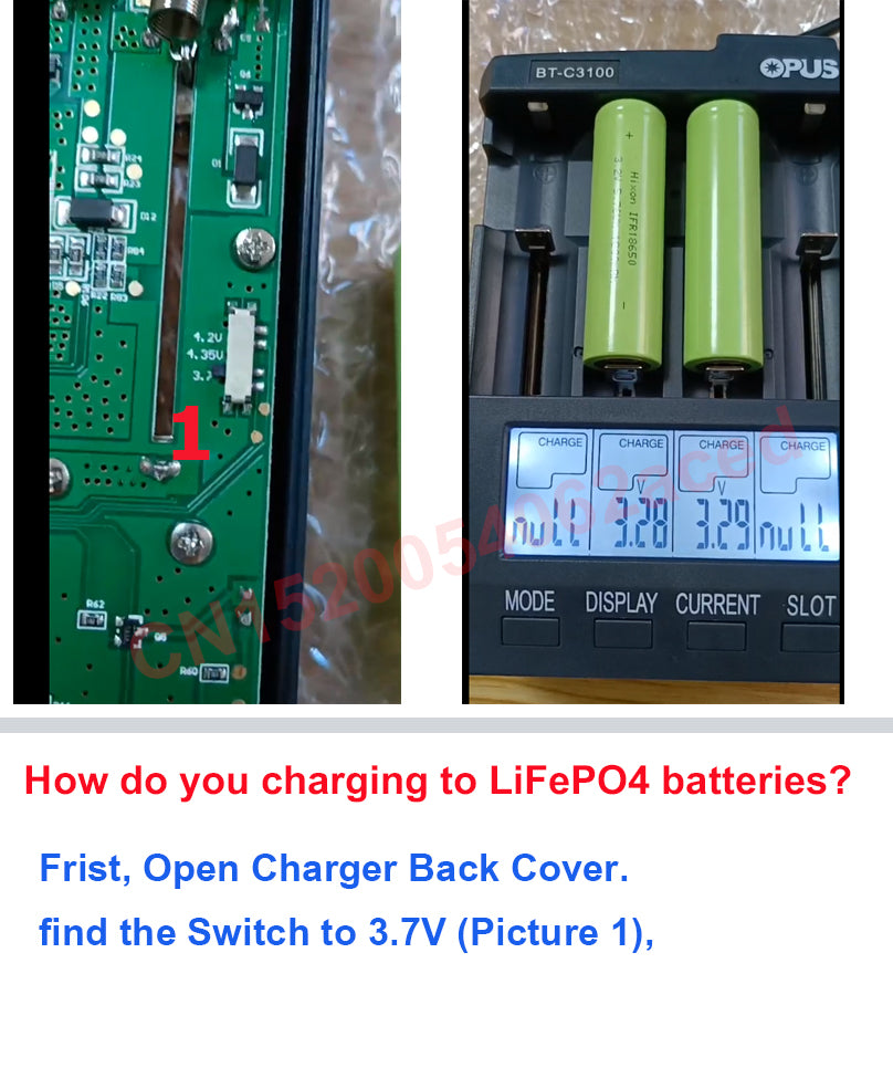 OPUS BT-C3100 V2.2 Universal Four Slots LCD Screen Replenisher Smart Rechargeable Smart Battery Charger Accessories & Parts New