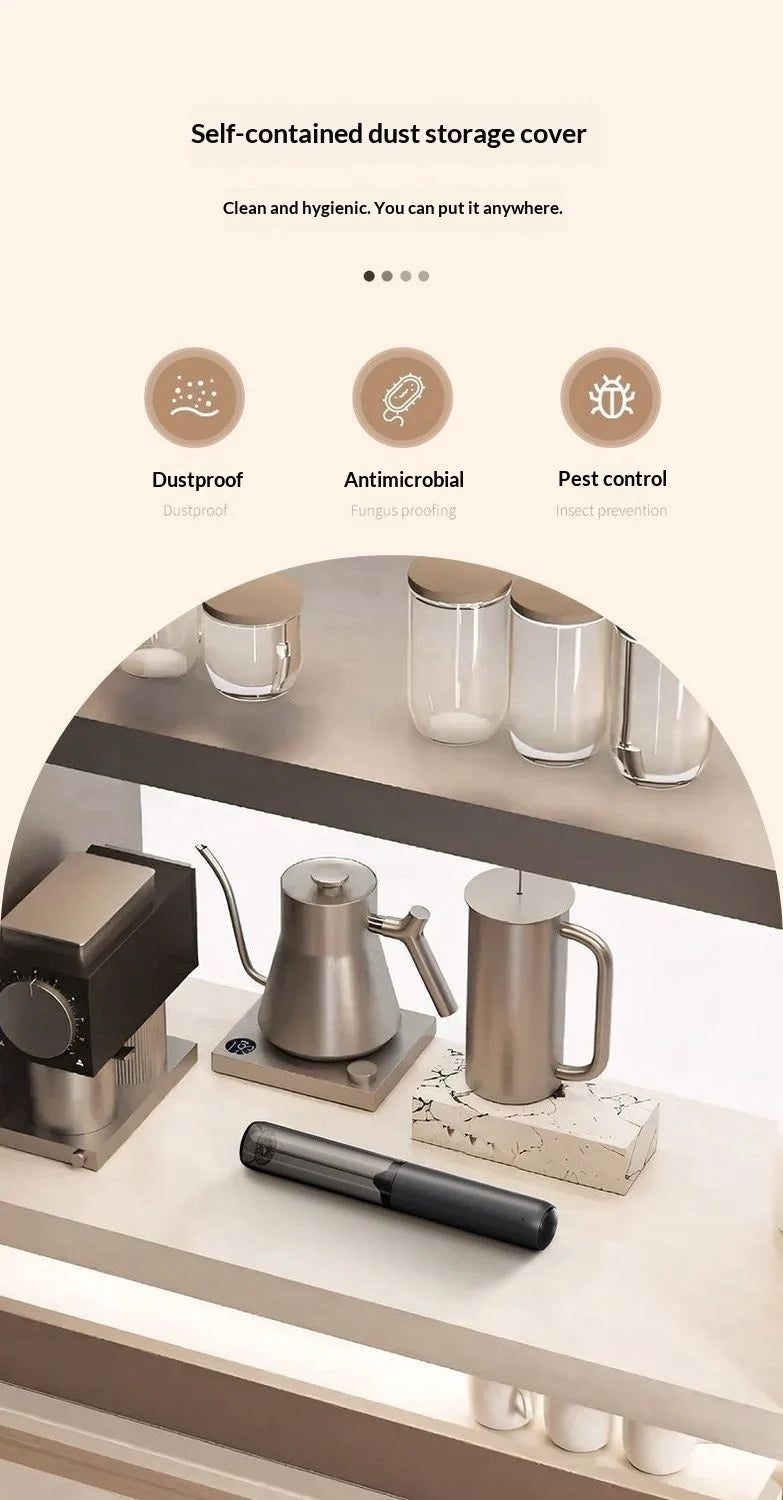 Portable Electric Milk Frother Foam Maker Handheld Rechargeable Foamer High Speed for Coffee Cappuccino Cream Kitchen Food Mixer
