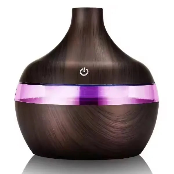 Volcano Air Humidifier 300ml Desktop USB Water Mist Diffuser Purifier Air Freshener Nebulizer with Colorful Ambient Night Light