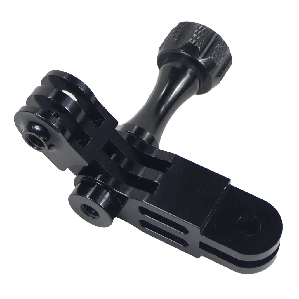 CNC Aluminum Three-Way Pivot Arm Mount Adapter for GOPRO Hero 13 12 11 10 Session Yi SJcam EKEN Sony DJI Action Camera Tripod