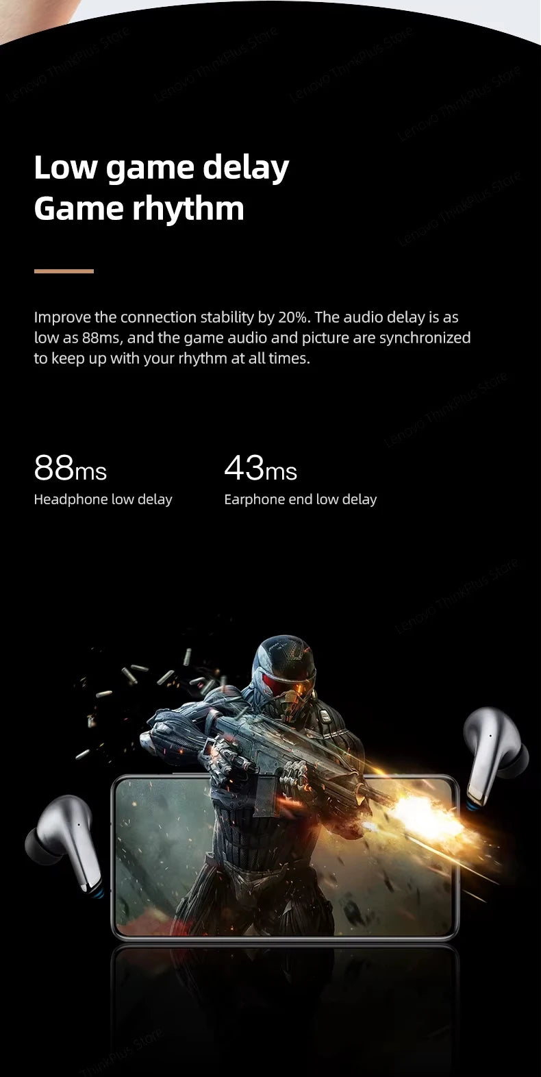 Lenovo LP5 Wireless Bluetooth Earbuds | HiFi Sound, Waterproof, Sports