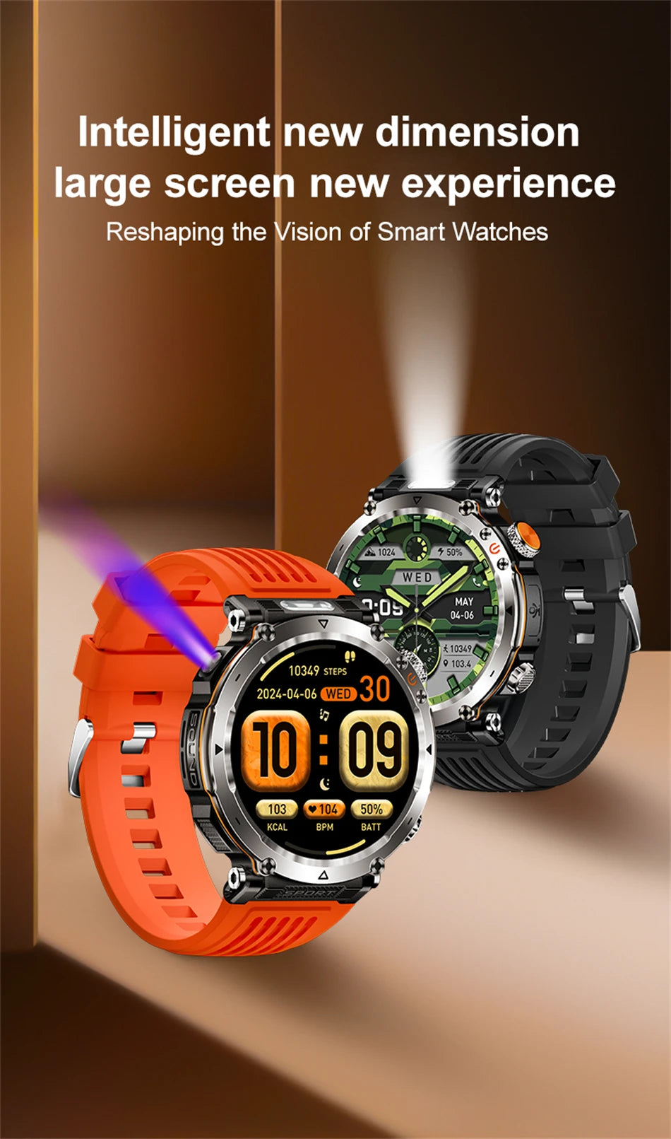 Outdoor Sports Smart Watch Men AMOLED Screen NFC Heart Rate Bluetooth Call 5ATM Waterproof Smartwatch 2025 New Fashion Luxury