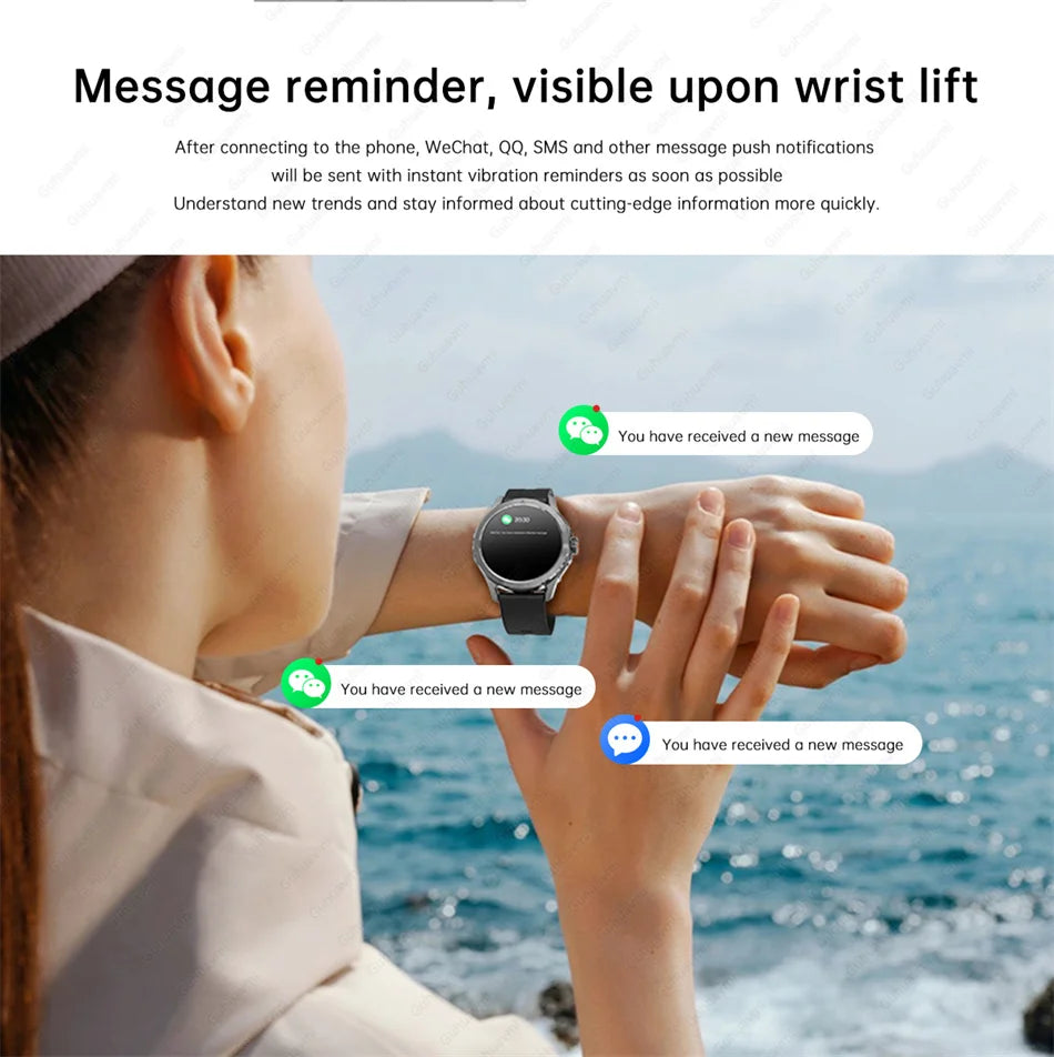 2026 GUHUAVMI Men's Smart Watch Waterproof IP69K Military-Grade Durability Bluetooth Call GPS Tracking Smartwatches Android iOS
