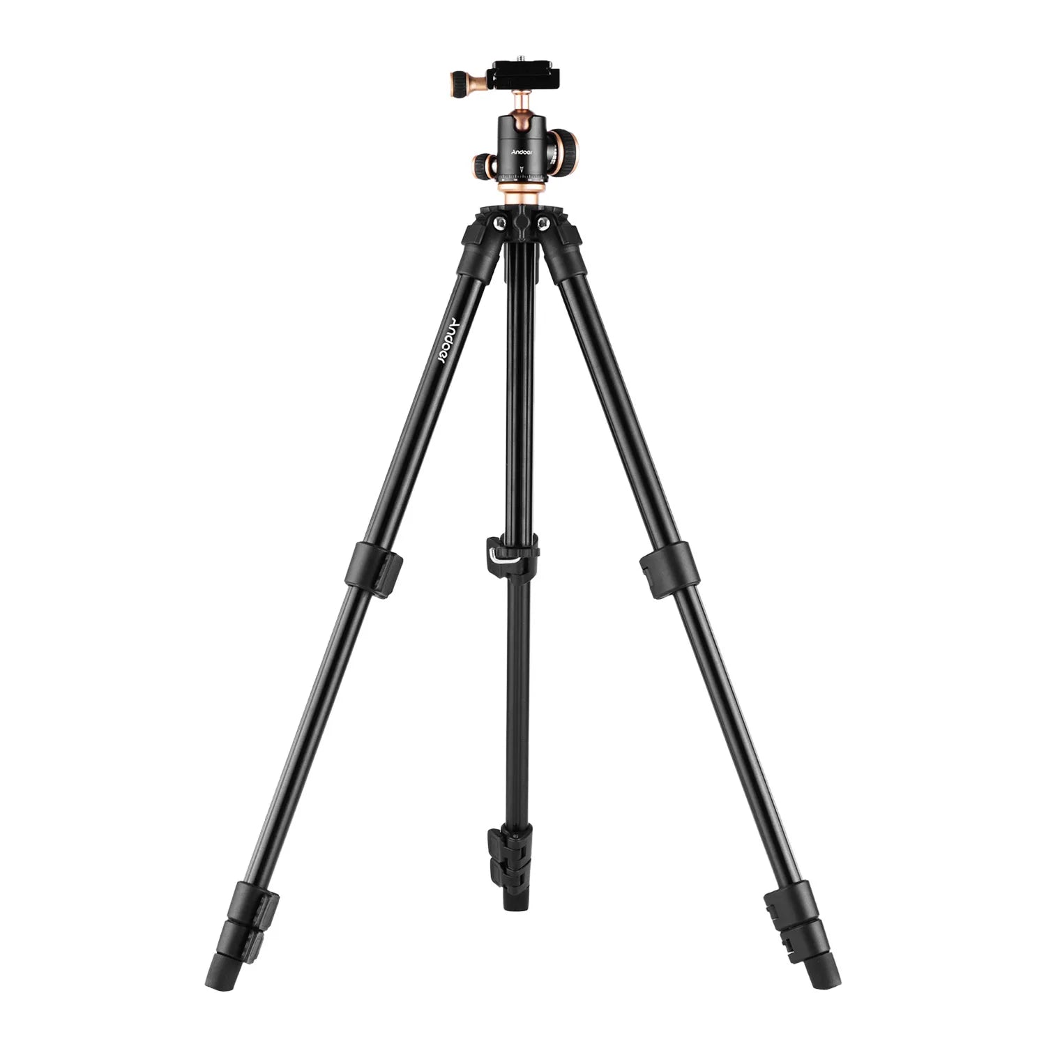 Camera Tripod Complete Tripods with Panoramic Ballhead Bubble Level Adjustable Height Portable Travel Tripod for DSLR Digital Ca