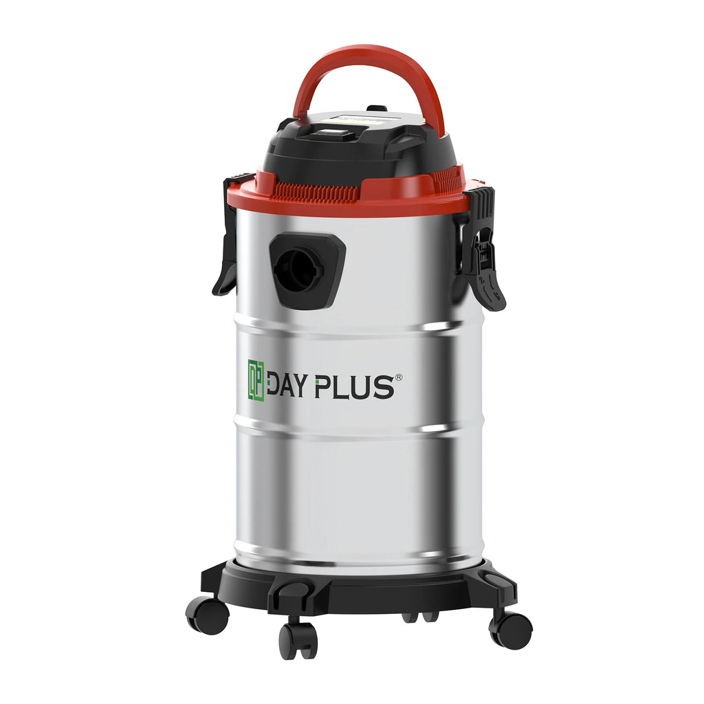 Wet & Dry Vacuum Cleaner 20L 6000W 20kpa 3 In 1 Blower Cleaning Portable Powerful Suction Industrial Vacuum with 4 Caster Wheels