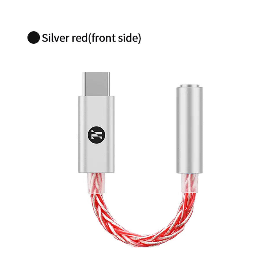 JCALLY JM6 Pro USB-C to 3.5mm HiFi DAC Headphone Adapter