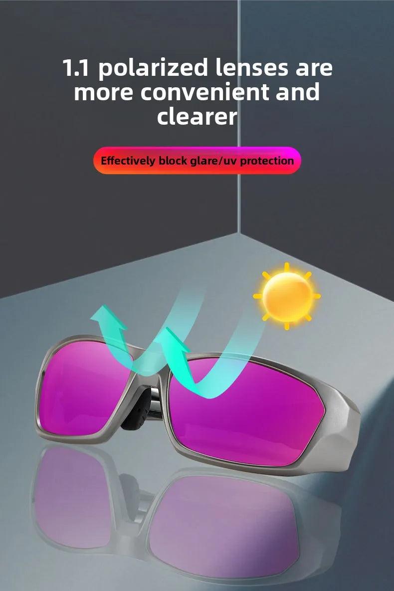 Ultralight Outdoor Sports Fashion Sunglasses Polarized UV Protection Sunglasses Cycling Windproof Sunglasses